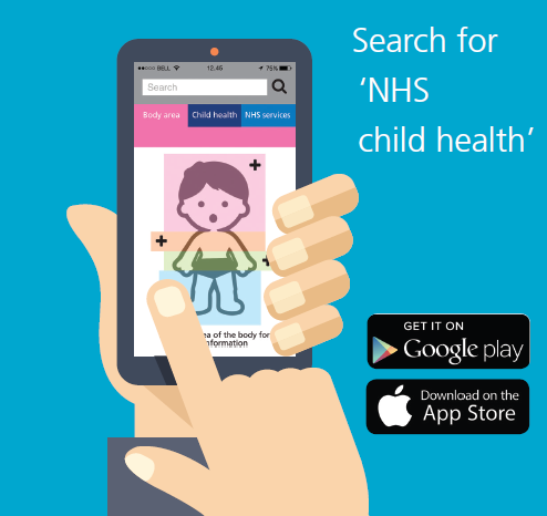 NHS Child Health App advert
